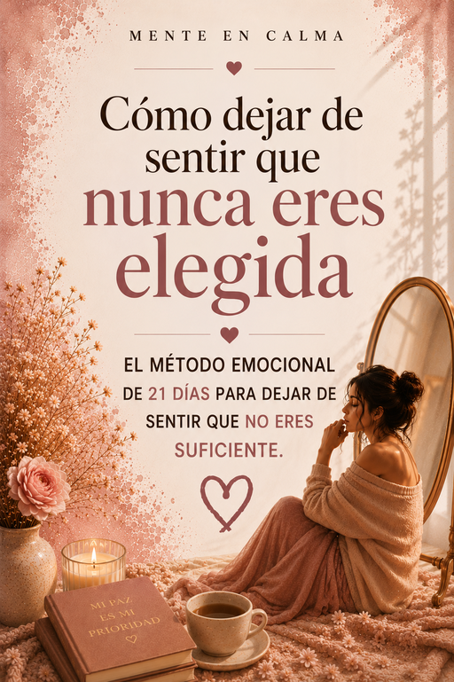 DEJA DE SENTIR QUE NUNCA ERES ELEGIDA